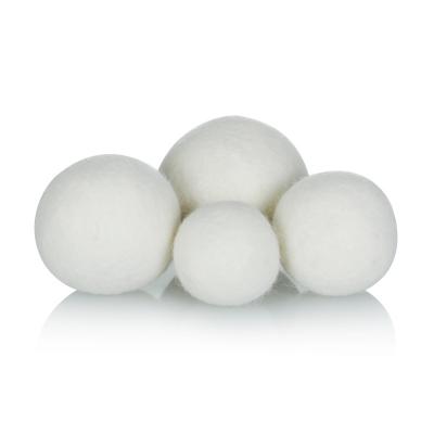 China Hot sale eco-friendly organic natural felted wool balls 5mm wool felt ball felted balls small for sale