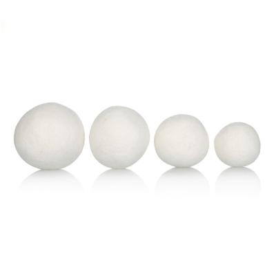 China Eco-friendly Wholesale Premium Reusable Single Round Felt Balls 2cm Felt Balls White Felt Balls 4cm for sale