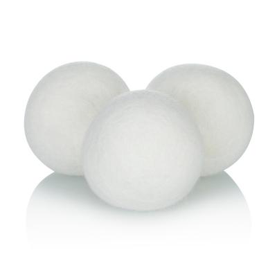 China High Quality Eco-Friendly Reusable Wool Dried Felt Balls 1 Inch Wool Felt Balls 20mm Tall Felted Balls for sale