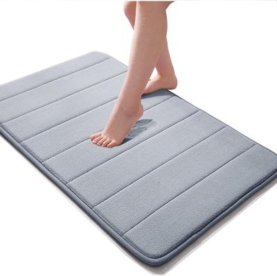 China Durable Washable Waterproof Absorbent Foam Bathroom Hotel Shower Mat Customized Quick Drying Non Slip Non Slip Mat for sale