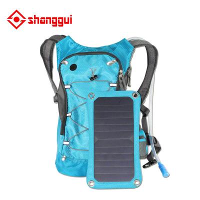 China With USB solar panel backpack power backpack with usb charger for mobile phone and powerbank for sale