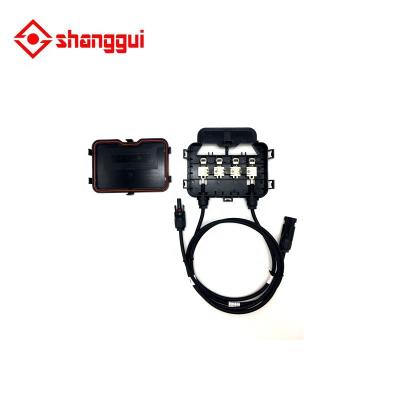 China PPO ip65 solar panel diode junction box with cable and solar connector for 300w solar module for sale