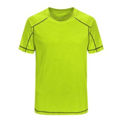 China New Casual Men's Fitness T-shirts Anti-Wrinkle Logo Printing Quick-Dry Custom T-shirt Sporty Running O-Neck Shirt For Men for sale