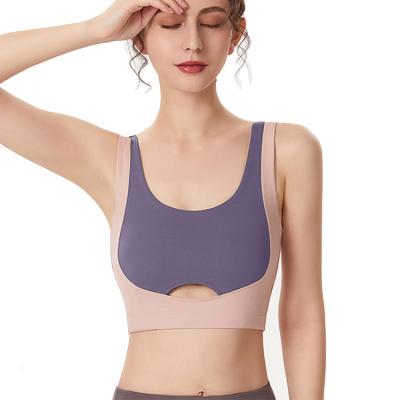 China 2022 Four Way Stretch Sports News Yoga Vest Current Gathering Stereotypical Fitness Bra Four Way Underwear Women For Ladies for sale