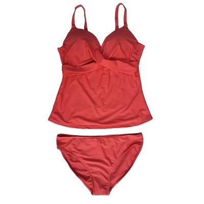 China Hot Selling Sexy Bikini Women Swimwear High Waisted Breathable Luxury Two Piece Custom Tie-Front Swimsuit For Ladies for sale