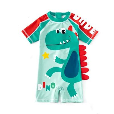 China One-Piece Children's Swimming Quick-Drying Boys Swimwear Breathable Sunscreen Baby Swimwear For Boys for sale