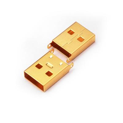 China SMT Submersible Connector Micro USB Female Type B Gold Plated USB Receptacle for sale