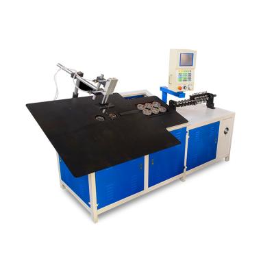 China Automatic 2-12mm Mesh Forming Steel Iron Wire PLC CNC Bending Machine Bender 2D Basket Steel Wire Form Hanger Hook for sale