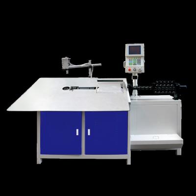 China Building material shops 2-6mm automatic wire 2D cnc bending machine low noise and low price with straighten and cut function for sale