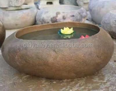 China Stone Basin/Natural Stone Garden Bird Baths and POTS/Stone Aquarium for sale