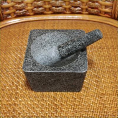 China Viable natural stone pestle and mortar and pestle granite mortar for sale