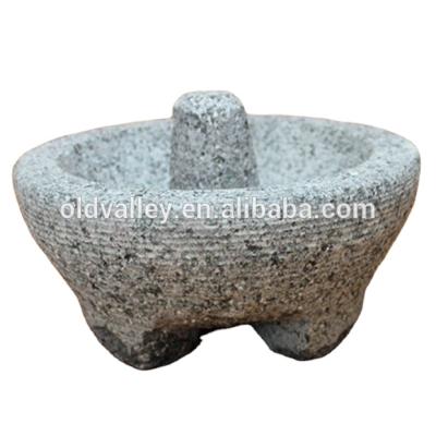 China Viable Professional Stone Mortar and Pestle /Molcajete with Factory Price for sale