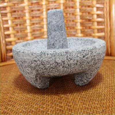 China Manufacture Viable Unique Granite Mortars and Stone Pestles/Herb and Spice Tools for Kitchen Utensils for sale