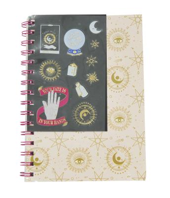 China Creative Personal Hardcover Book Stationery Craft MOON Fashion Diary Notebook for sale