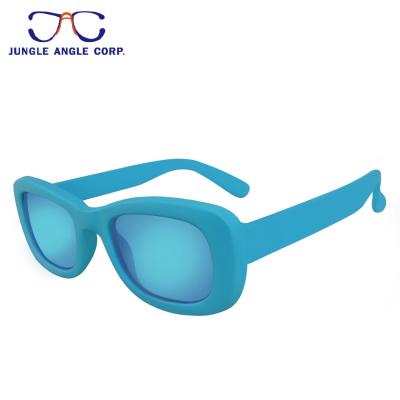 China 400 Protection Custom Logo OEM Baby Kids UV Rubber Flexible Sunglasses for sale