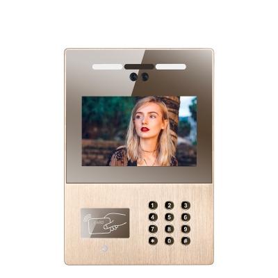 China 8 Inch Doorbell Host IC Card Access Control Dust Proof Password Open Indoor Camera Monitor HD Video Intercom for sale