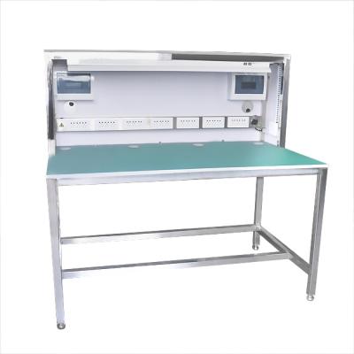 China Electronic Industrial Heavy Duty Workshop Table Garage Workbench Lean Aluminum Pipe Assembly Products for sale