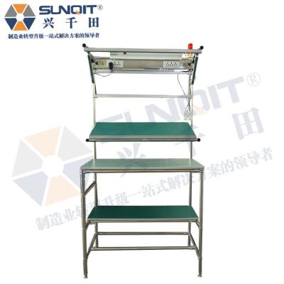 China Hotels Lean Manufacturing First Class Assemble Worktable Workbench Workstation Support System for sale