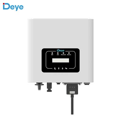 China Deye Solar Rising Solar Power System Single Phase 1 MPPT Smart 1000W 1500W 2000W 2500W 3000W On Grid Tie On Hoop Solar Inverter for sale