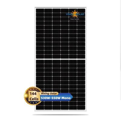 China Yingli Solar Panel High Quality 530w 540w 550w Solar Power System Rising Monocrystalline PV Module for sale