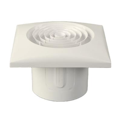 China 28-160 White ABS Plastic Round Diffuser Cone Grille Air Extractor Fan for Ventilation for sale