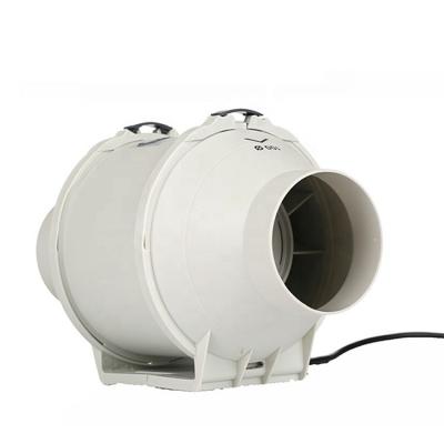 China 162-252 Air Quantity 5 Inch Plastic Mixed Flow Inline Duct Fan for Powerful Ventilation for sale