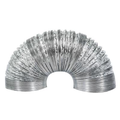 China Tipo de corriente eléctrica de corriente alterna Tubo de conducto flexible de aluminio de ventilación de plástico para conector de remachado en venta