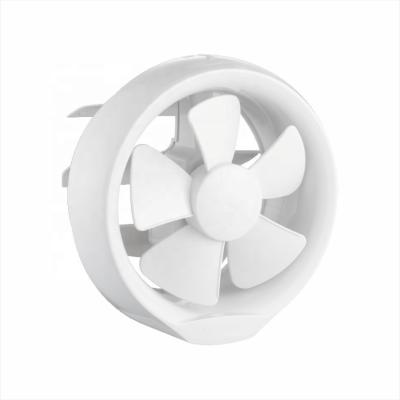 China OEM/ODM Design Mass Bathroom Round Plastic Oil Bearing Ventilation Exhaust Fan in White for sale