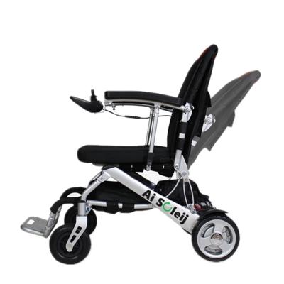 China For disabled to drive outdoor and inddor. lightweight cadeira de rodas aluminum eletrica folding electric wheelchair for sale