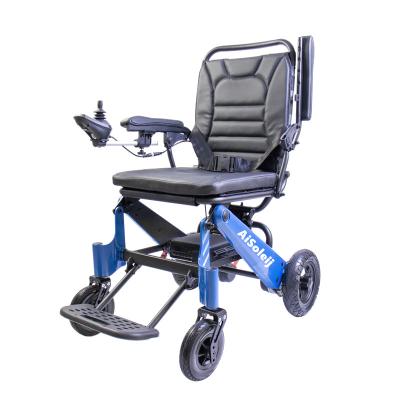 China Magnesium Alloy Healthcare Wheelchair Elderly Portable Cheap Price Lightweight Electric Power Wheelchair For Disabled for sale