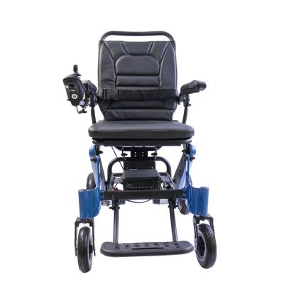 China Magnesium Alloy 100kg Disabled Folding Electric Wheelchair Conversion Lightweight Loading Kit for sale