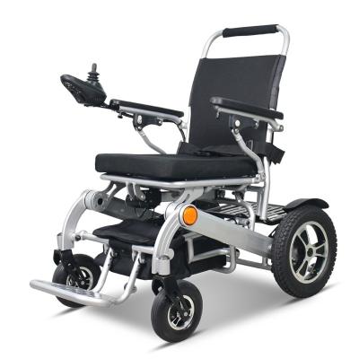 China For disabled to drive outdoor and inddor. lightweight portable cadeira de rodas d'eletrica de silla de ruedas aluminum auto folding electrica lightweight portable electric wheelchair for sale