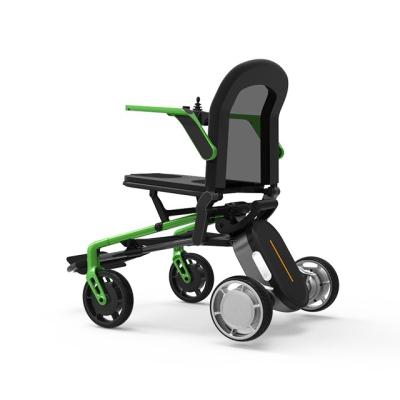 China For disabled to drive outdoor and inddor. 20kg Lightweight Electric Folding Travel Wheelchair for sale