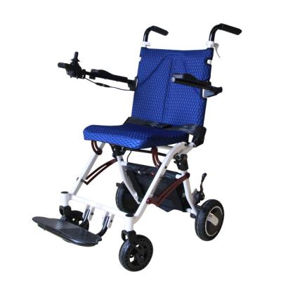 China For disabled to drive outdoor and inddor. Electric Power Aluminum Ultra Light Folding Wheelchair for sale