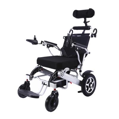 China For disabled to drive outdoor and inddor. 2020 hot sale handicapped portable lightweight folding power wheelchair for sale