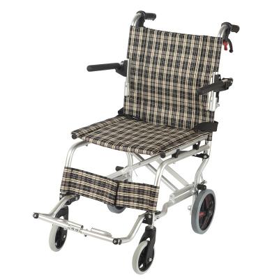 China For the disabled to use outdoor and inddor. Wheelchair Aluminum Alloy Lightweight Wheelchair Foldable Manual Wheelchair For Elderly Patient for sale