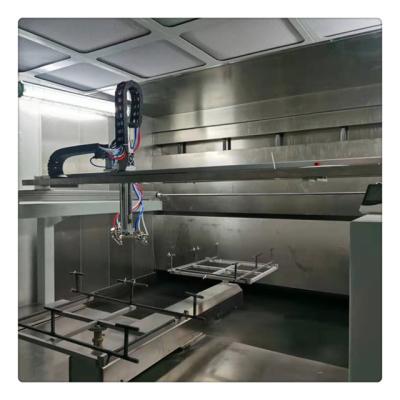 China Automatic Reciprocating Pneumatic Spray Spraying Machine For Subway Bolt With Dacromet Waterborne Coating for sale