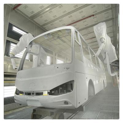 China Electrostatic Spraying Six Axis Electrostatic Otating Cups Reciprocating Automatic Spraying Robot For Bus Body Car Body for sale