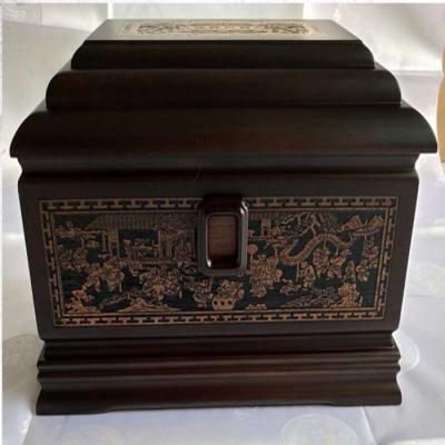 China The other solid wood coffin for sale