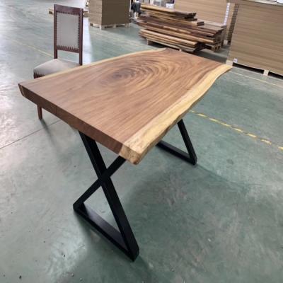 China Natural Edge Slab Suar Slab Live Edge Slab Table Walnut Walnut Wood Table for sale