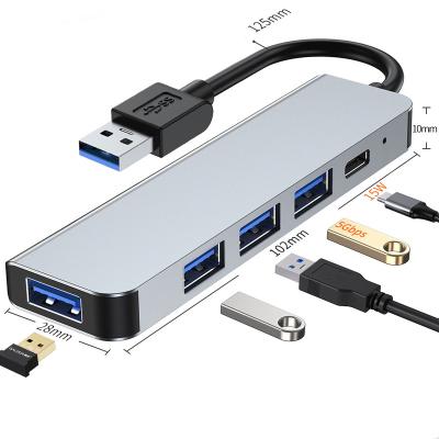 China High Speed ​​4 in 1 Charging Port Type USB 2.0 USB 2.0 Hub Converter Docking Station Multi Port Custom High Speed ​​Port Power Charging 3.1 Slim Type 3 .0 Usb C Adapter Splitter 2.0 Hub for sale