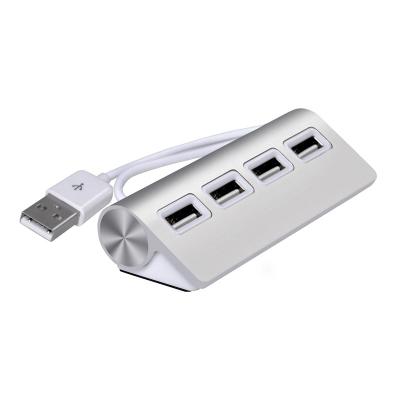 China 4 Port High Speed ​​Aluminum USB 2.0 Splitter Hub with USB Cable Aluminum High Speed ​​USB 4 Ports 2.0 Splitter Hub with USB Cable for sale