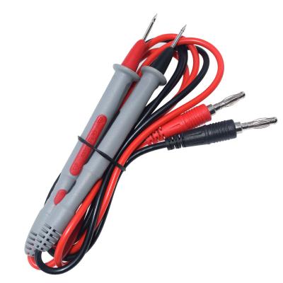 China Digital Test Probe 2PCS Multimeter Test Leads Copper Electrical Banana Plug 20A 1000V 1m for sale