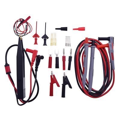 China Ultra-thin Multimeter Red and Black Copper Pen Probe Test Lead Set for Mobile Phone Repair for sale