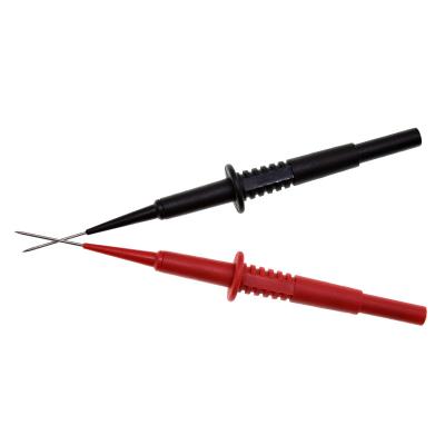 China Multimeter Probe Tester Banana Plug Copper Red And Black Insulated Electrical Testing Probe for sale