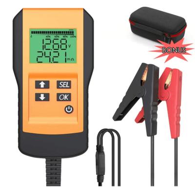 China Hot Selling LCD Display Car Battery Tester 12V Battery Analyzer Digital Battery Tester With LCD Display for sale