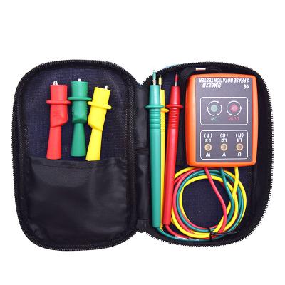 China Phase Sequence Copper Portable LED Rotation And Buzzer Indicator Tester Detector for sale