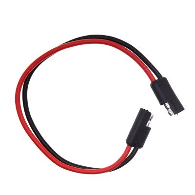 China NUELEAD Automotive 30CM 12AWG 2 Pin SAE to SAE Extension Wire Quick Disconnect Connector Cable for Automotive for sale