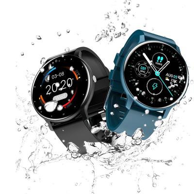 China Original ZL02D Touch Screen Sport Smart Watch Blood Pressure Heart Rate Monitor Waterproof Full Touch Round Color Screen Smartwatchs for sale