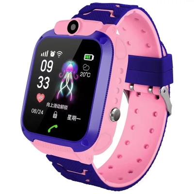 China Wifi SWL Q12 Setting Call Multi-Function Kids Smart Watches for Boys/Girls Children's Smartwatch Call GPS Two Way Sim Cards for sale